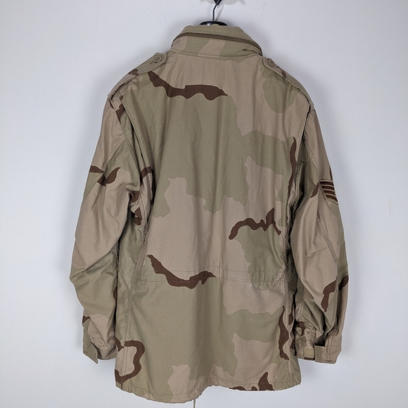 US Air Force Camouflage Jacket Large Long - Picture 3 of 9
